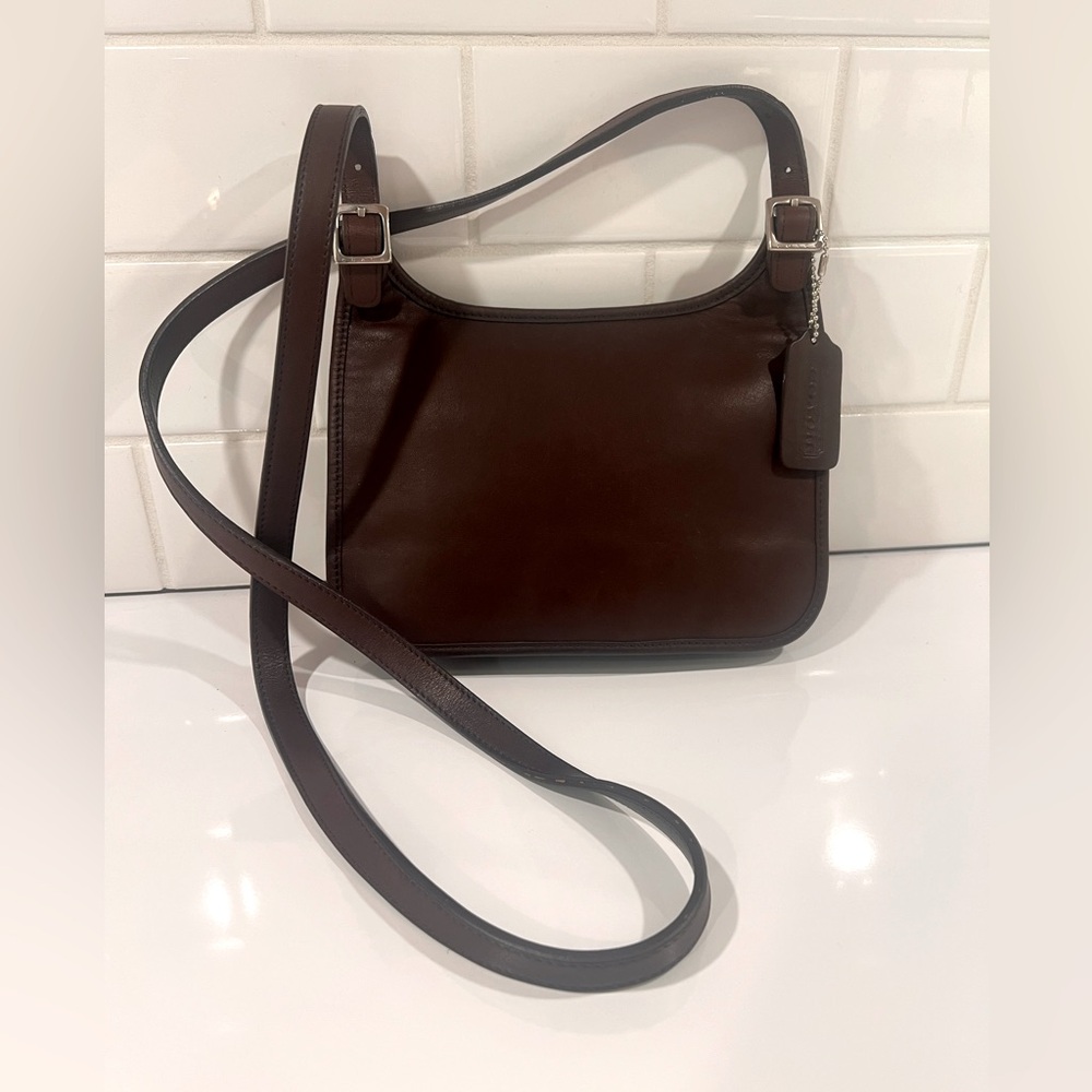 COACH Legacy Hippie Mini Slim Saddle #9132 *VINTAGE* (Brown Leather)